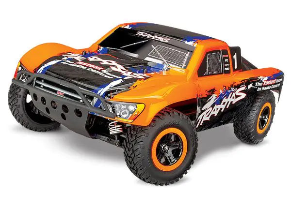 Traxxas Slash 4X4 VXL 1/10 4WD RTR Brushless Electric Short Course Truck - Orange (+TQi 2-ch, TSM, VXL-3s, Velineon 3500KV)