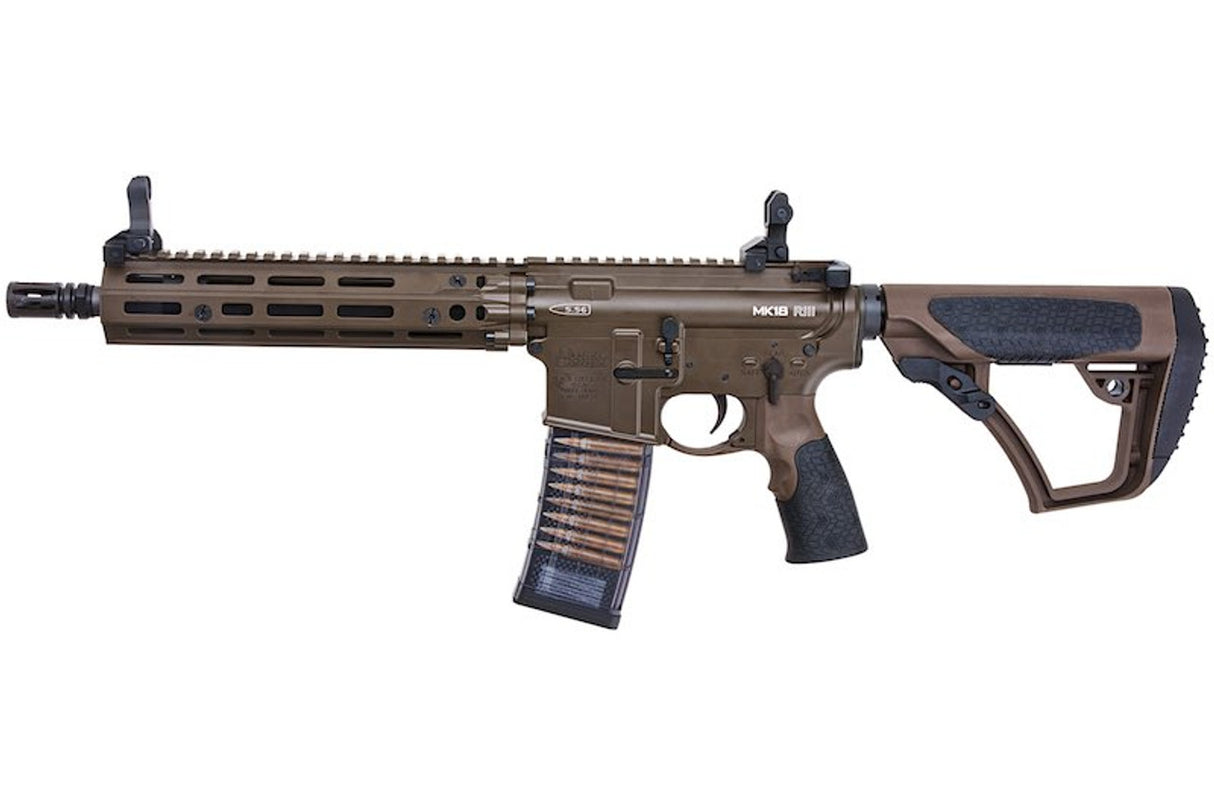 EMG Daniel Defense DD MK18 RIII PDW GBB Rifle (CYMA CGS System) - Brown