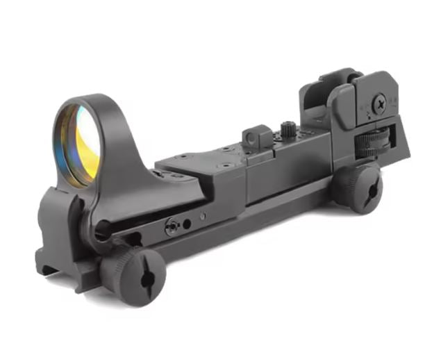 C-MORE Style Red Dot Scope with AR Rear Iron Sight