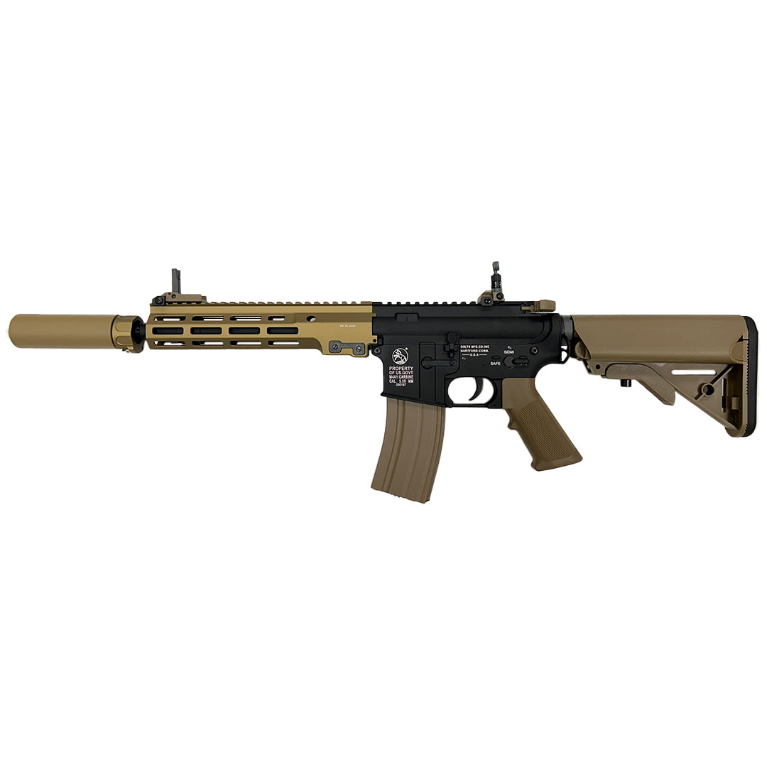 E&C MK16 URGI 9.5″ AEG - Black/Tan