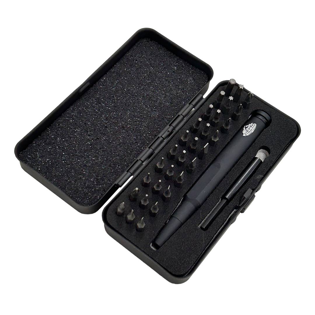 GPT Micro Precision Screwdriver Bit Set (32 in 1) - Military Green