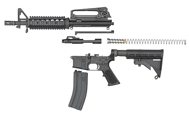 M4 CQB GBBR Airsoft Rifle V3 - black