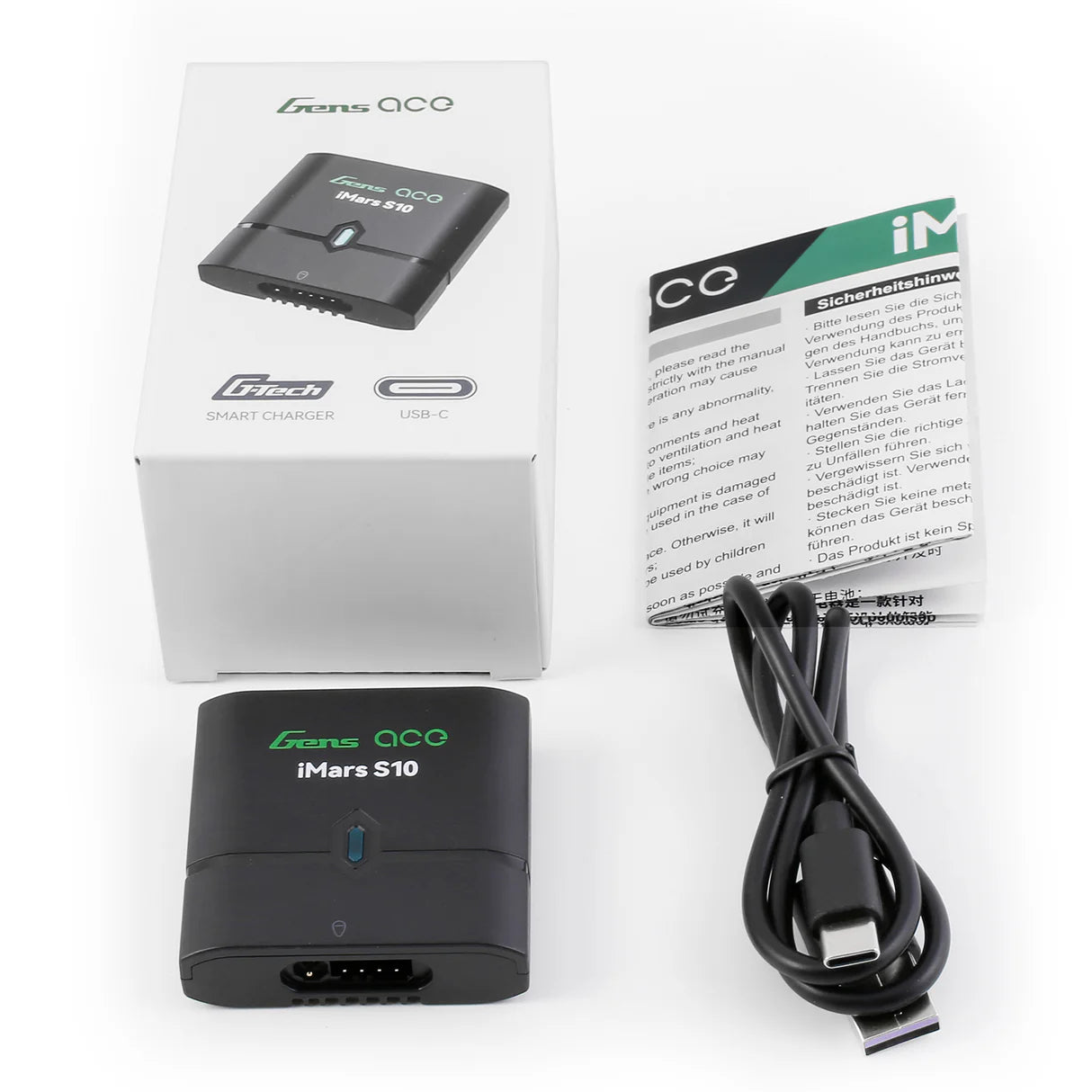 Gens ace iMars S10 G-Tech Portable USB-C Lipo Charger