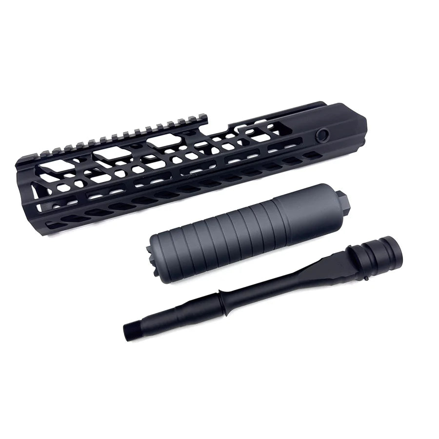 Airsoft Artisan 12inch SUR300 Handguard Set (Virtus) - Black
