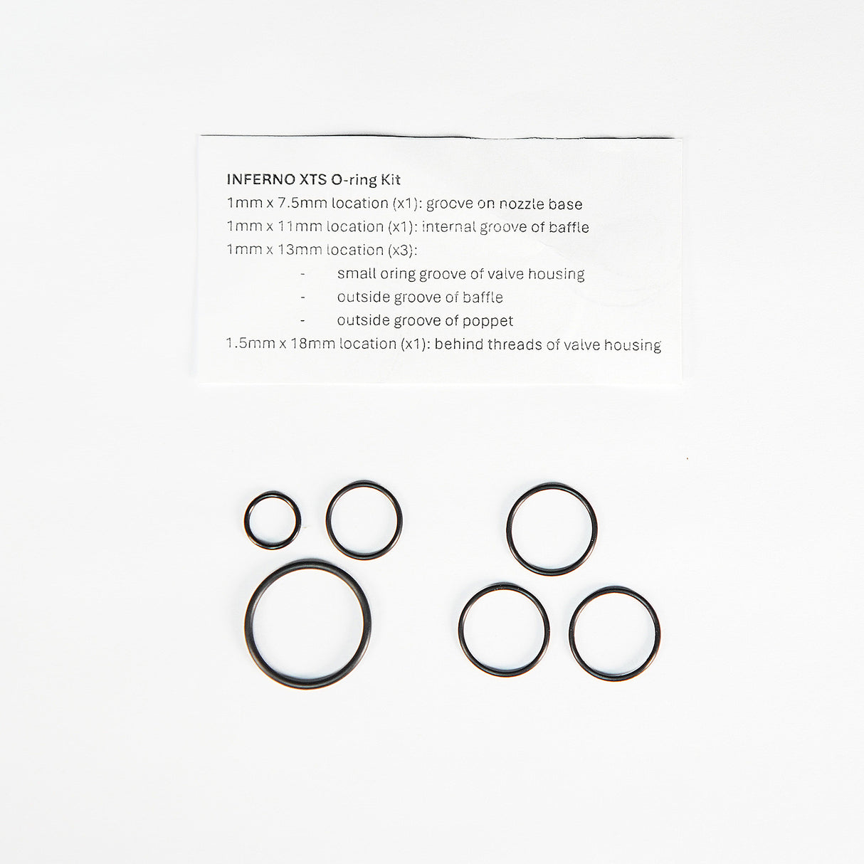 Wolverine O-Ring Kit for Inferno XTS