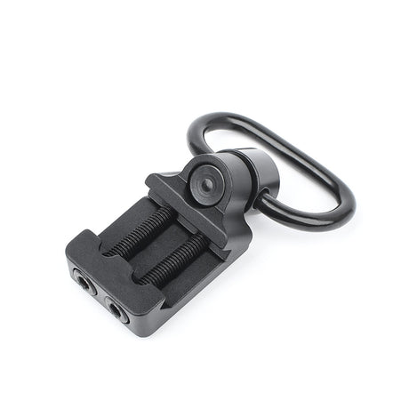 M-etal 45 Degree Offset 1913 Rail QD Rotation Limited Sling Mount - Black