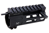 Maple Leaf 'Front Charging' M-Lok Handguard for WE / VFC / GHK M4 GBBR (CNC, 4 inch, Black)