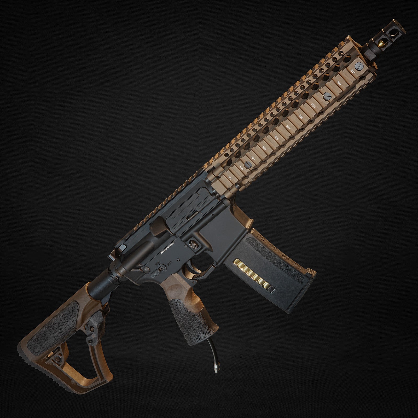 DANIEL DEFENSE M4A1 MK18 RIS2 12.5 FDE レプリカ ハンドガード VFC