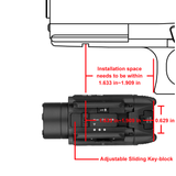 O Light PL-3S Valkyrie Rechargeable Rail Mounted Tactical Light