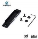 Wadsn M-Lok & Keymod CNC Aluminium Mount For Pressure Pad - Black – HPA-UK