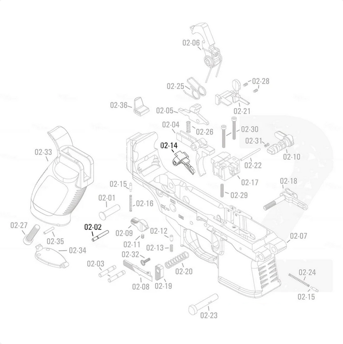 APFG Original Parts - MPX GBB Auto Sear Unit with Pin (02-14 / 02-02)