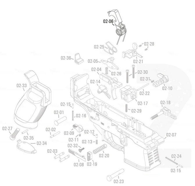 APFG Original Parts - MPX GBB Hammer Unit (02-06)