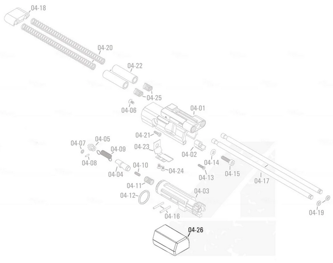 APFG Original Parts - MPX GBB Buffer (04-26)