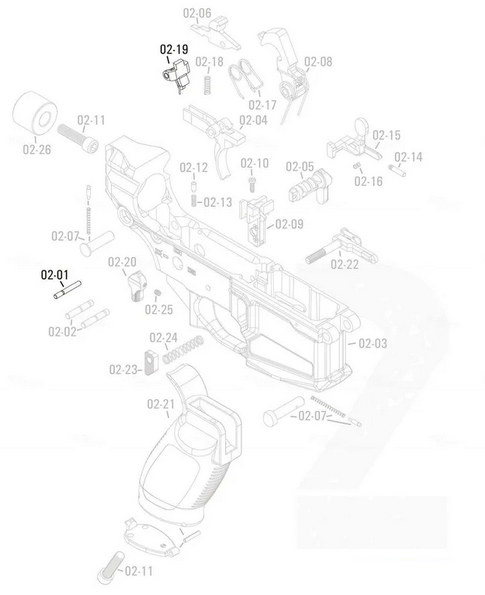 APFG Original Parts - Rattler GBB Auto Sear Unit (02-19/02-01)