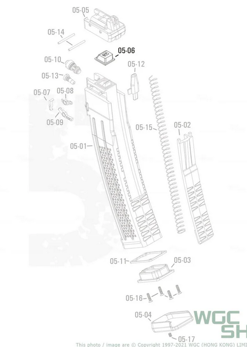 APFG Original Parts - MPX GBB Magazine Gas Router (05-06)