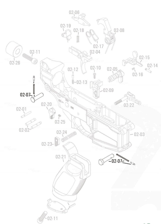 APFG Original Parts - Rattler GBB Takedown Pins Set (02-07)