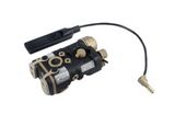 Wadsn Deluxe NGAL Style Forged Aluminium Laser Aiming Device with Red & IR Laser - Black