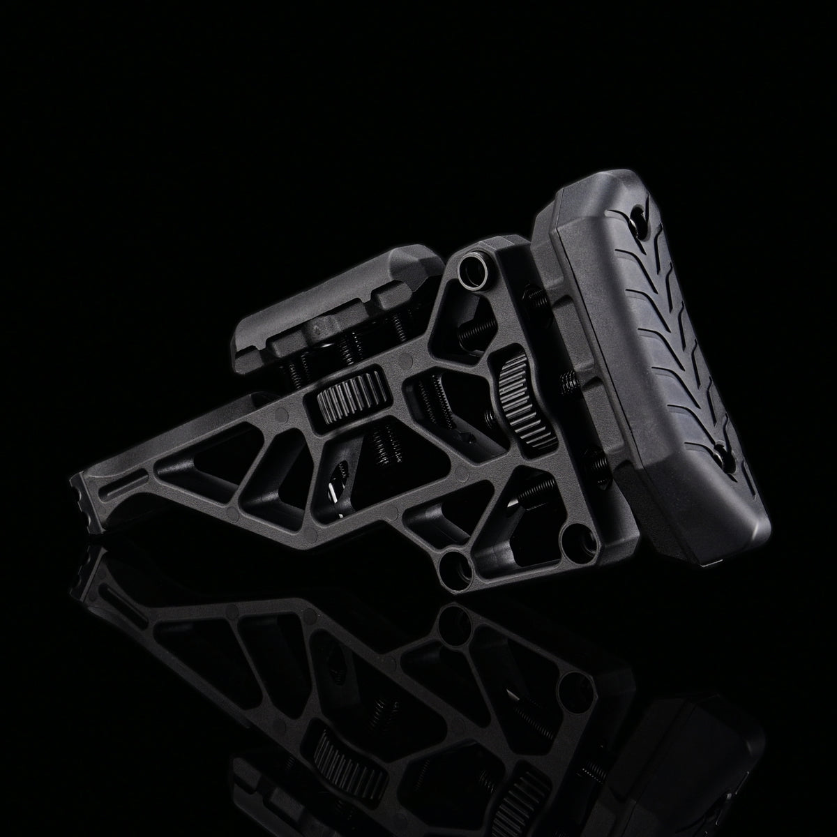 Silverback Tac-41 Nylon Recon Picatinny Stock - Black