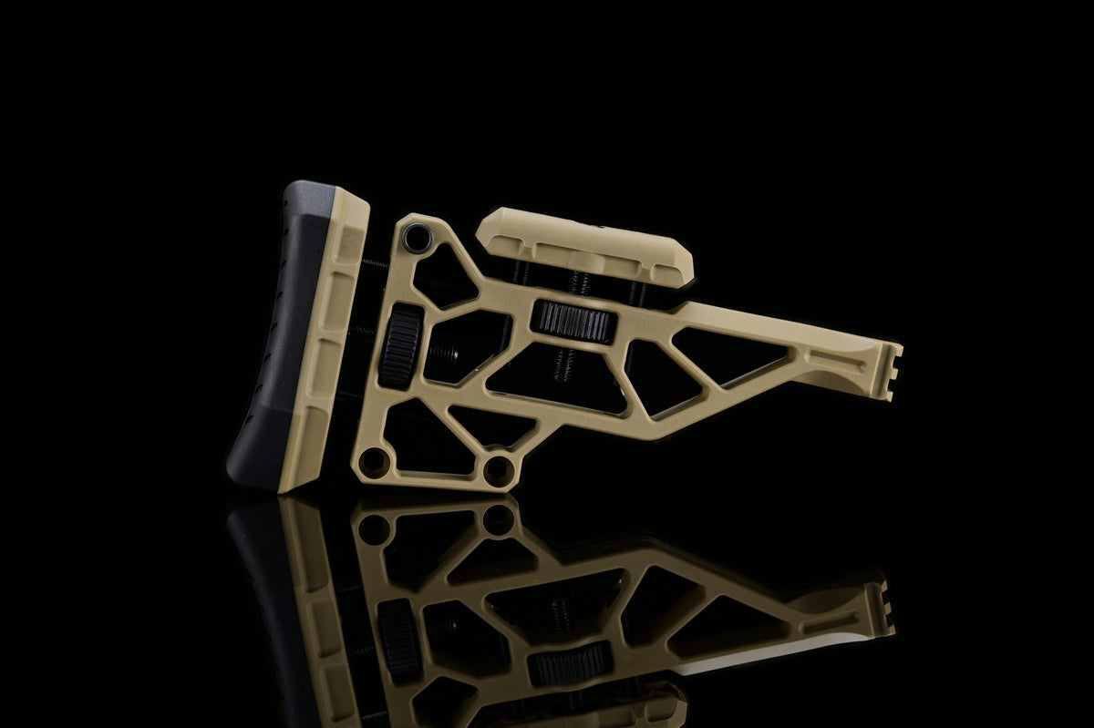 Silverback Tac-41 Nylon Recon Picatinny Stock - FDE