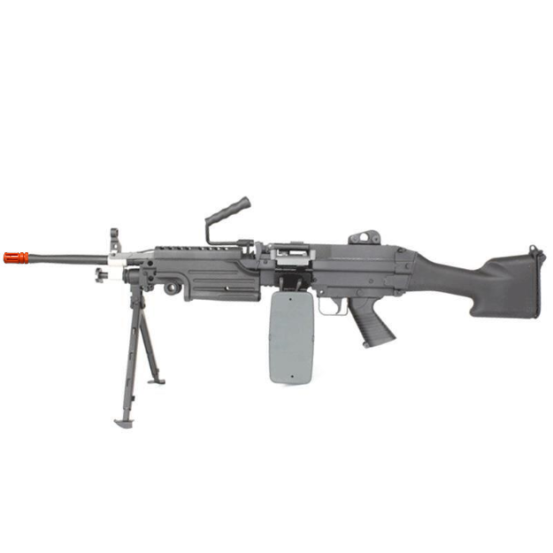 A&K M249 with Sound Control Drum Magazine (Hard Stock)