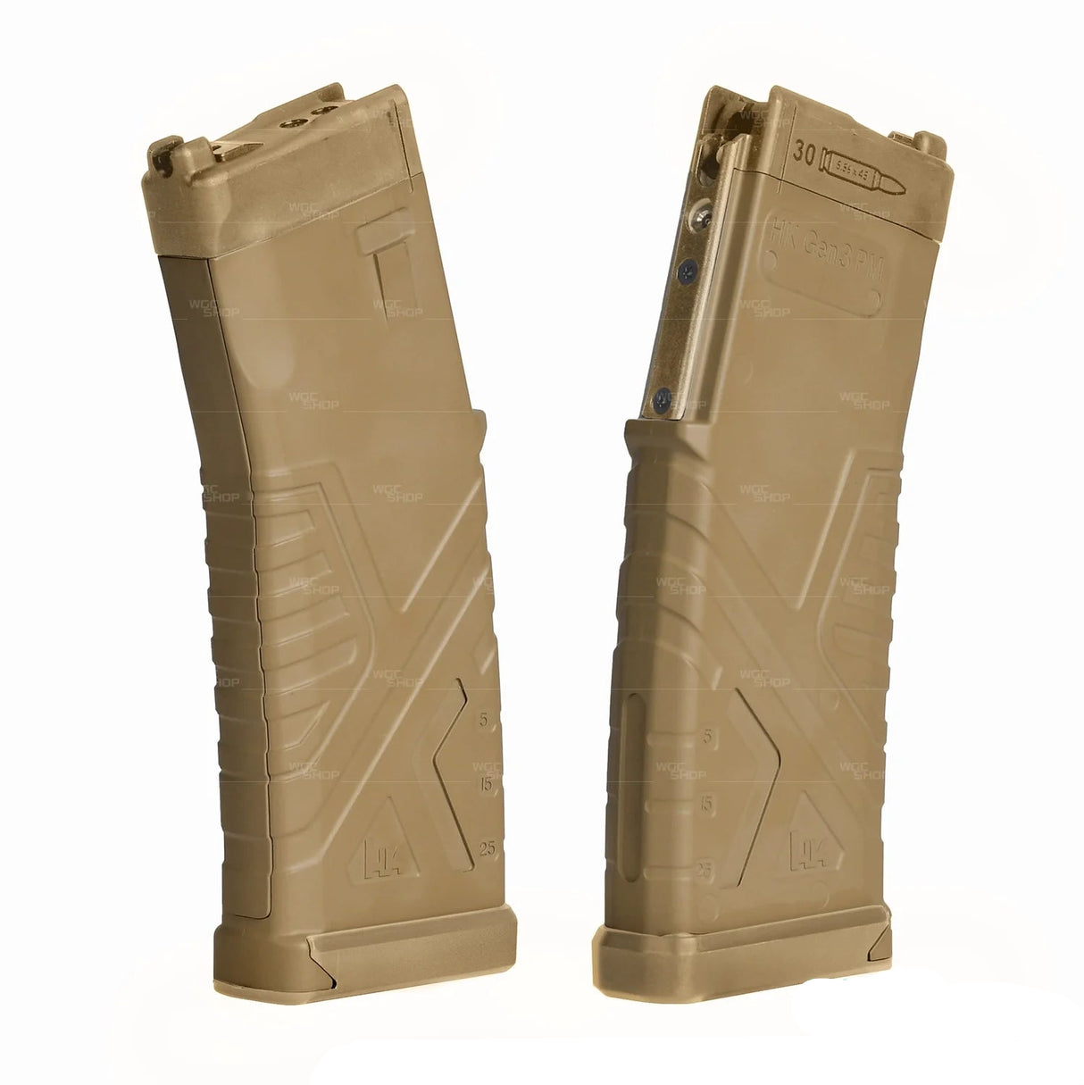 VFC H&K Gen3 30Rds Gas Magazine - Tan/RAL8000