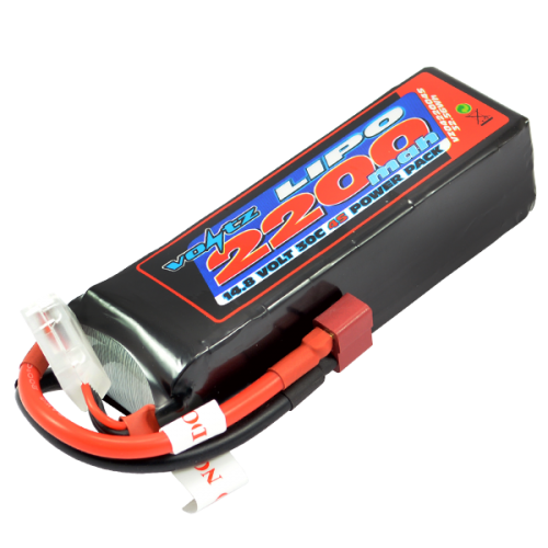 Voltz 2200Mah 3S 11.1V 30C Hardcase Lipo Battery - Deans