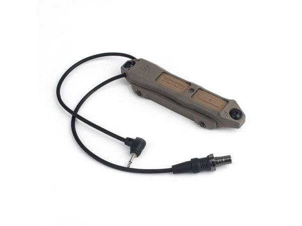 WADSN Tactical Augmented Pressure Switch, 20mm, Keymod & M-LOK with SF & 2.5mm Jack - FDE