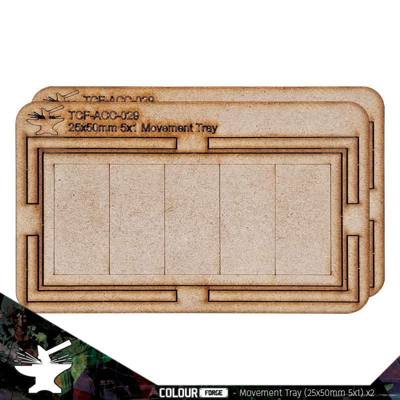 Movement Tray 25x50mm (5 x 1)