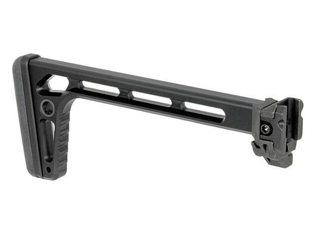 5KU Minimalist Folding Skeleton Stock for Picatinny Rail - Black-1