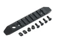 M-etal 7-Slot Aluminium Rail M-LOK/Keymod - Black-0