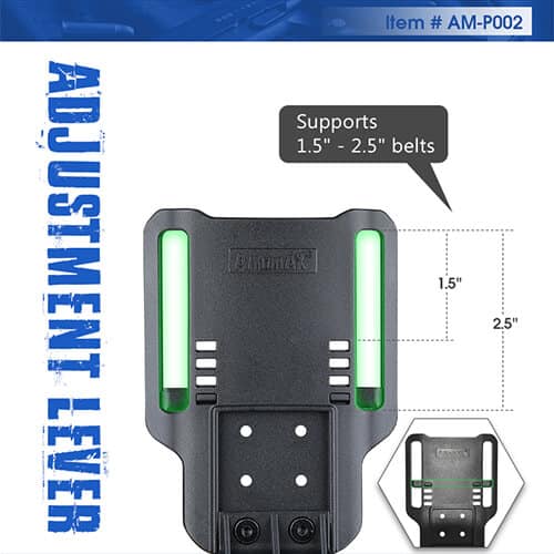 Amomax Low Ride Duty Drop Holster Attachment