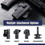 Amomax Desert Eagle with or without Rail Holster – OD Green
