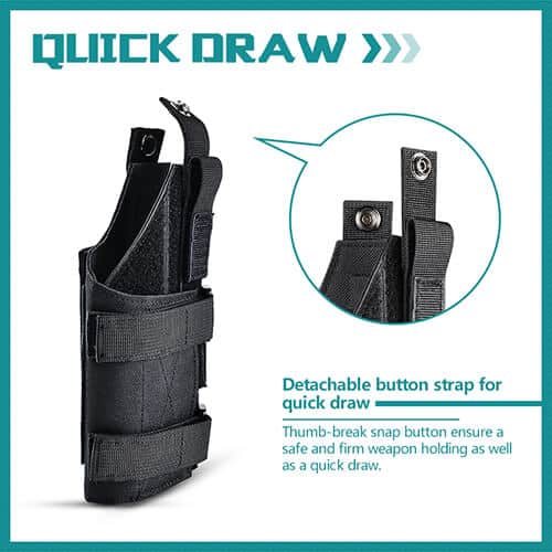 Amomax Fabric Universal Light Bearing Holster – FDE