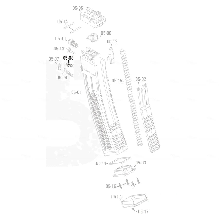 APFG Original Parts - MPX GBB Magazine Rocker Arm-Front (05-08)