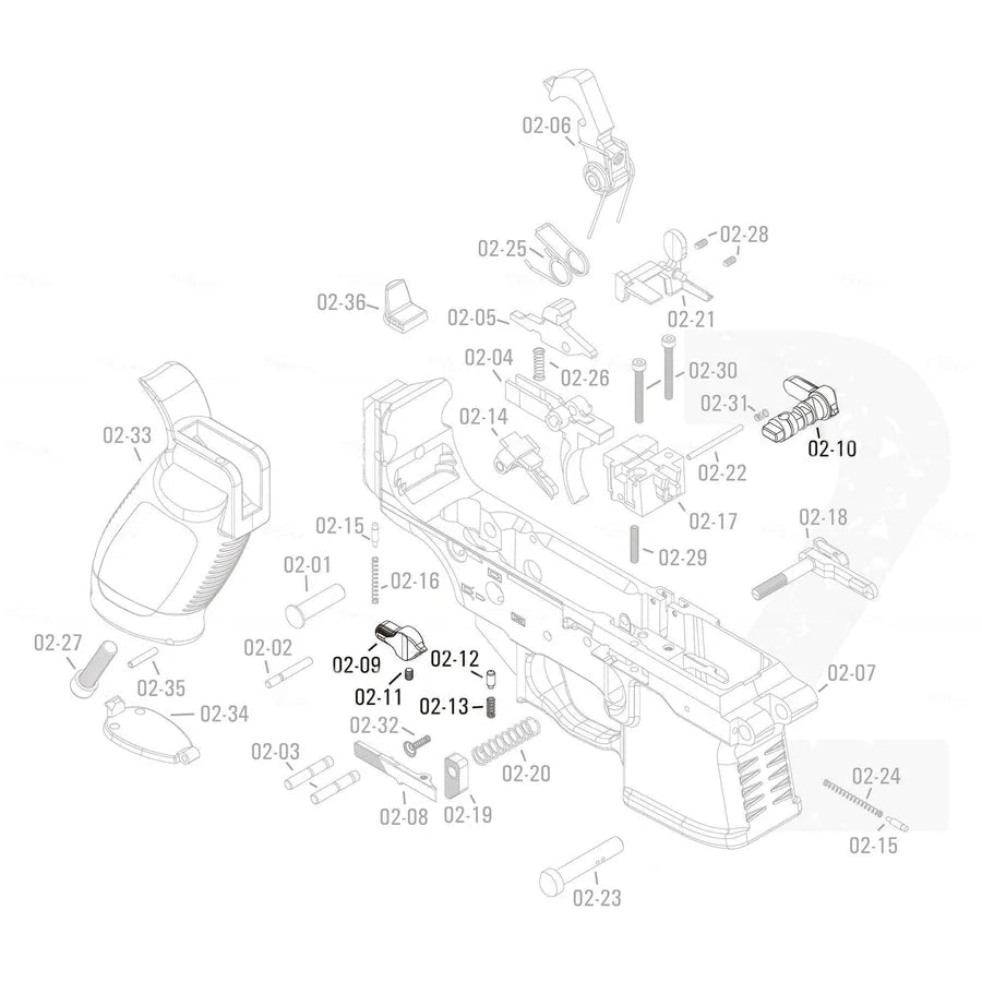 APFG Original Parts - MPX GBB Safety Selector Set (02-09/-10/-11/-12/-13)