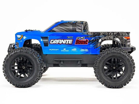 Arrma Granite Boost 4X2 550 Mega 1/10 2WD Monster Truck with Battery and Charger - Blue-7