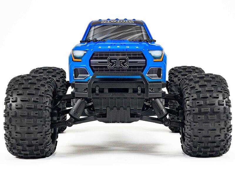 Arrma Granite Boost 4X2 550 Mega 1/10 2WD Monster Truck with Battery and Charger - Blue-9