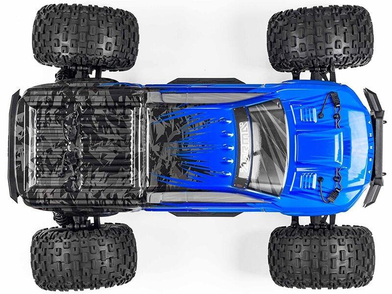 Arrma Granite Boost 4X2 550 Mega 1/10 2WD Monster Truck with Battery and Charger - Blue-10