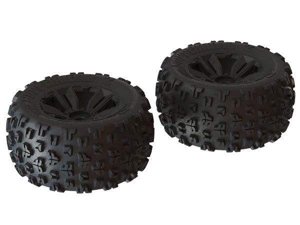 Arrma Kraton 6s dBoots Copperhead2 MT Tyre Set, Black (2)