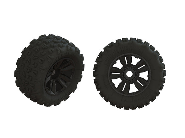 Arrma Kraton 8s Dboots Copperhead2 SB MT Tire Set Glued (1 Pair)
