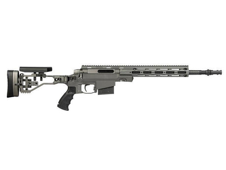 Ares MSR303 Sniper Rifle with Case (Tool-Less Assemble - Spring Powered - Titanium Grey - MSR-303)-0