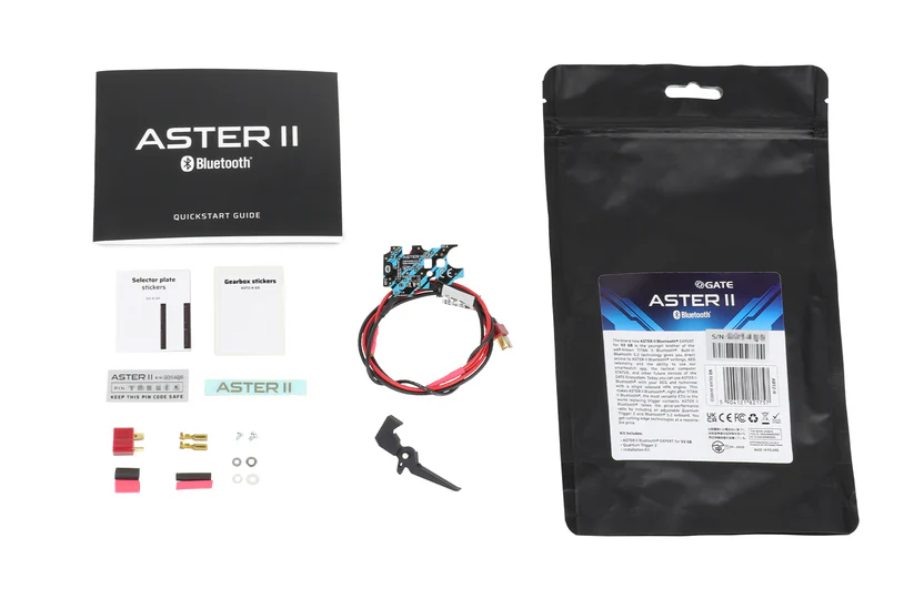 Gate ASTER II Bluetooth® EXPERT for V2 + Adjustable Quantum Trigger 2 [AEG & HPA] - Rear Wired