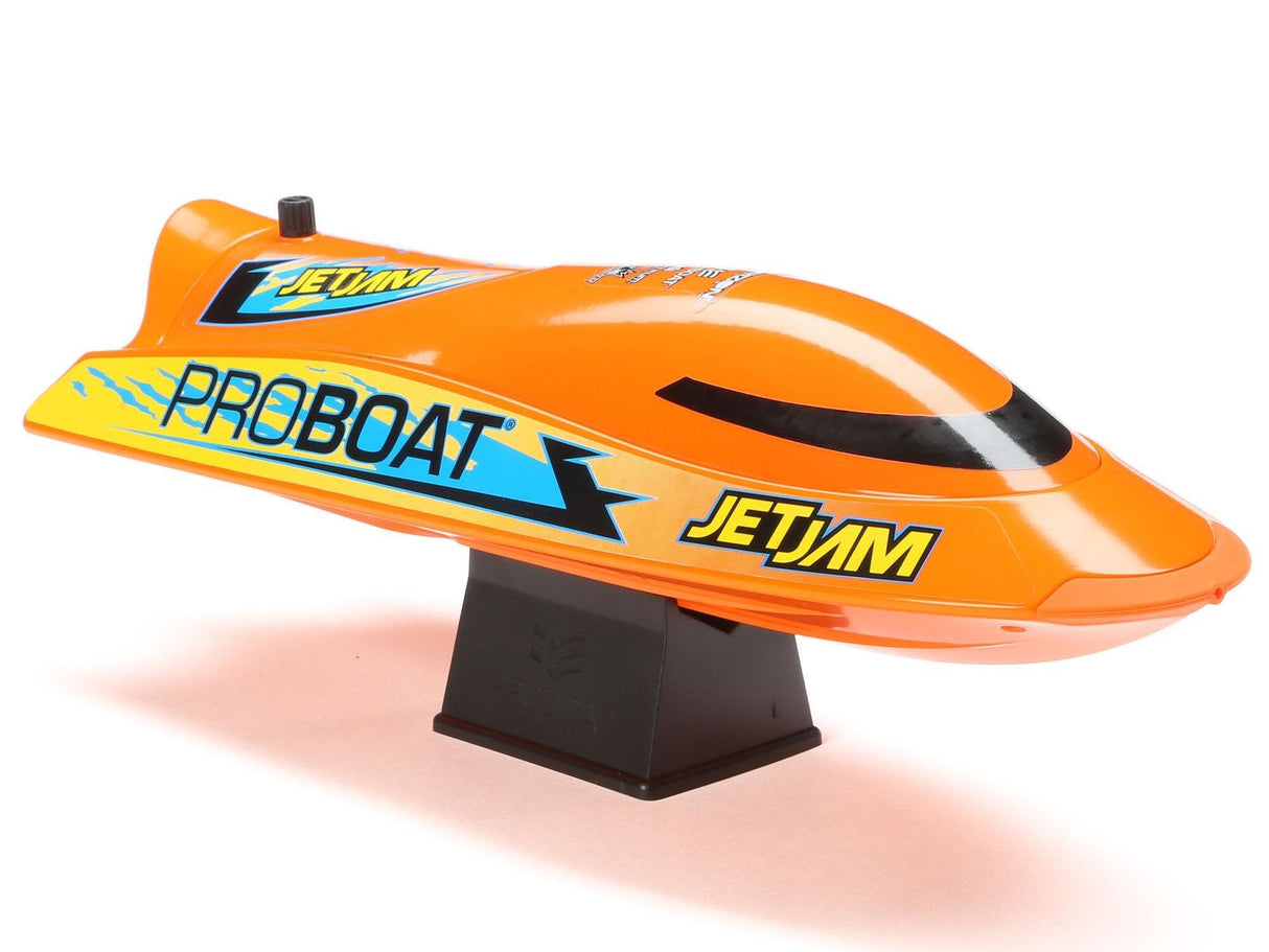 Proboat Jet Jam V2 12" Self-Righting Pool Racer Brushed RTR - Orange-1