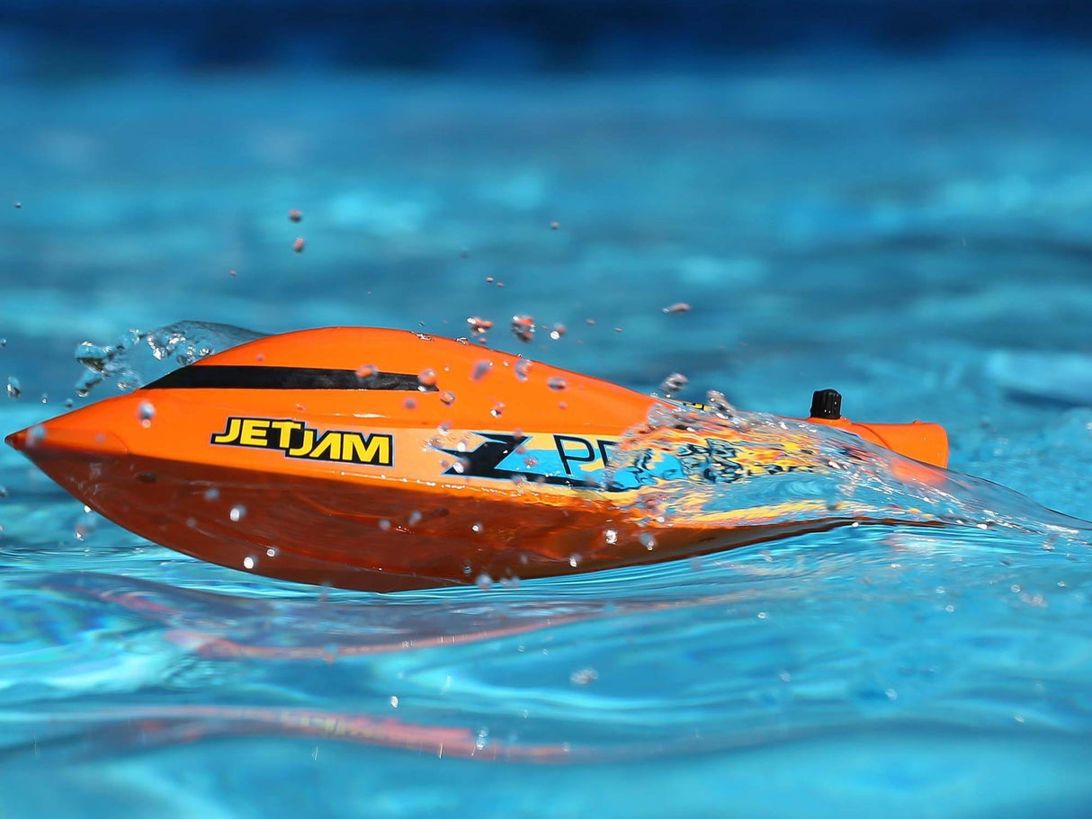 Proboat Jet Jam V2 12" Self-Righting Pool Racer Brushed RTR - Orange-7