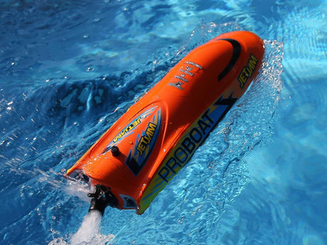 Proboat Jet Jam V2 12" Self-Righting Pool Racer Brushed RTR - Orange-10