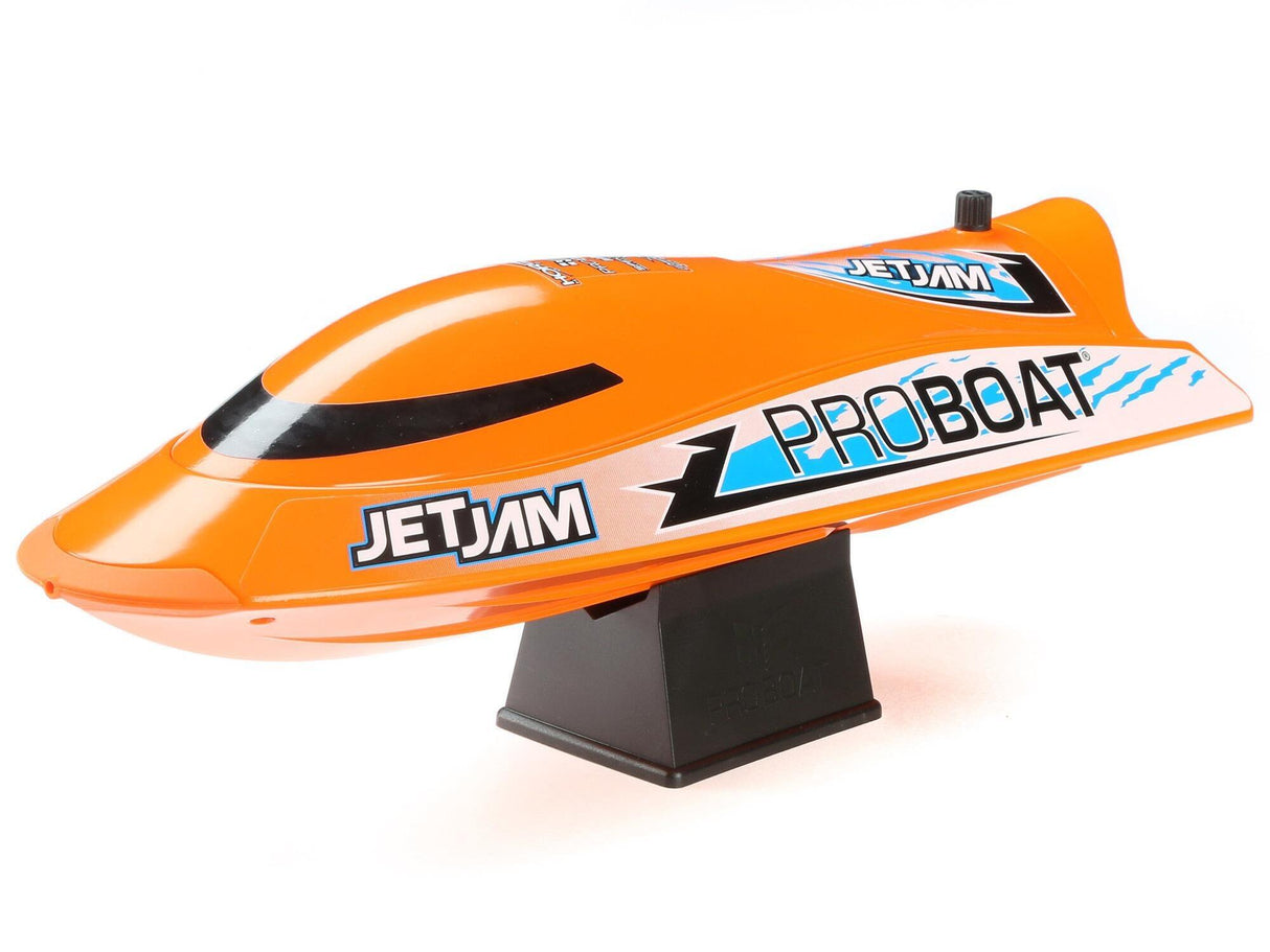 Proboat Jet Jam V2 12" Self-Righting Pool Racer Brushed RTR - Orange-0