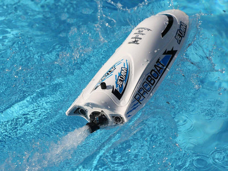 Proboat Jet Jam V2 12" Self-Righting Pool Racer Brushed RTR - White-9