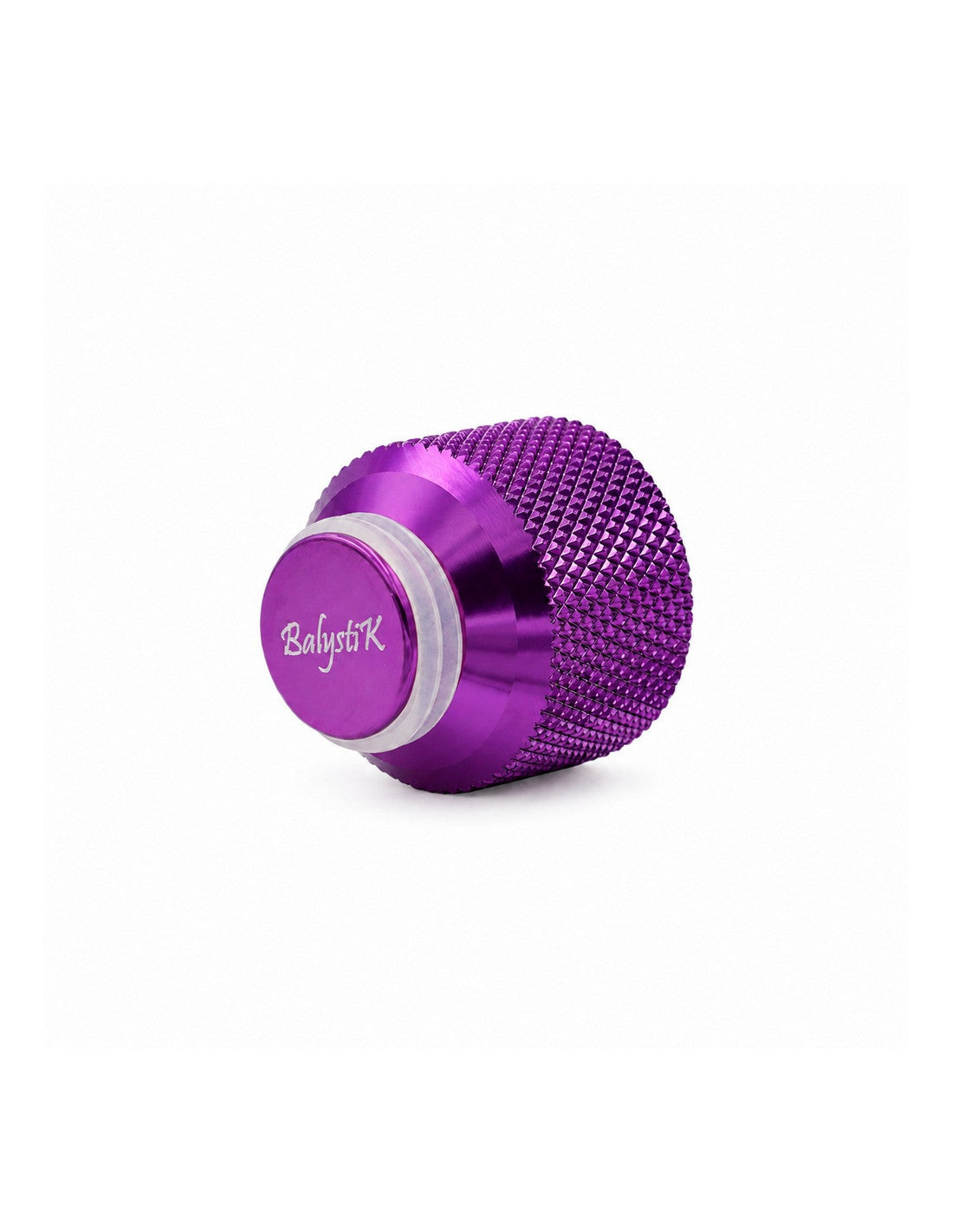 Balystik CNC Aluminium Cap for HPA Tank with O-Rings - Amethyst Purple