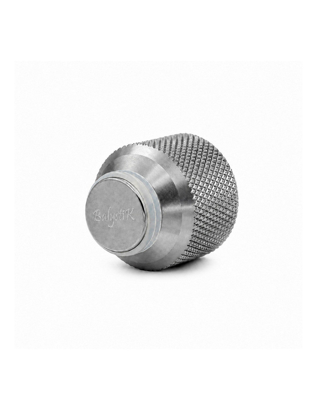 Balystik CNC Aluminium Cap for HPA Tank with O-Rings - Titanium Silver