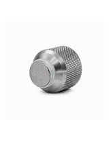 Balystik CNC Aluminium Cap for HPA Tank with O-Rings - Titanium Silver